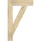 Ekena Millwork Traditional Block Rough Sawn Bracket, Douglas Fir, 4"W x 20"D x 32"H BKT04X20X32TRA05RDF - alternate 2